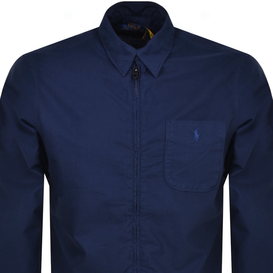 衝撃特価 Ralph Lauren Classic Fit Overshirt Navy | Mainline Menswear トップス